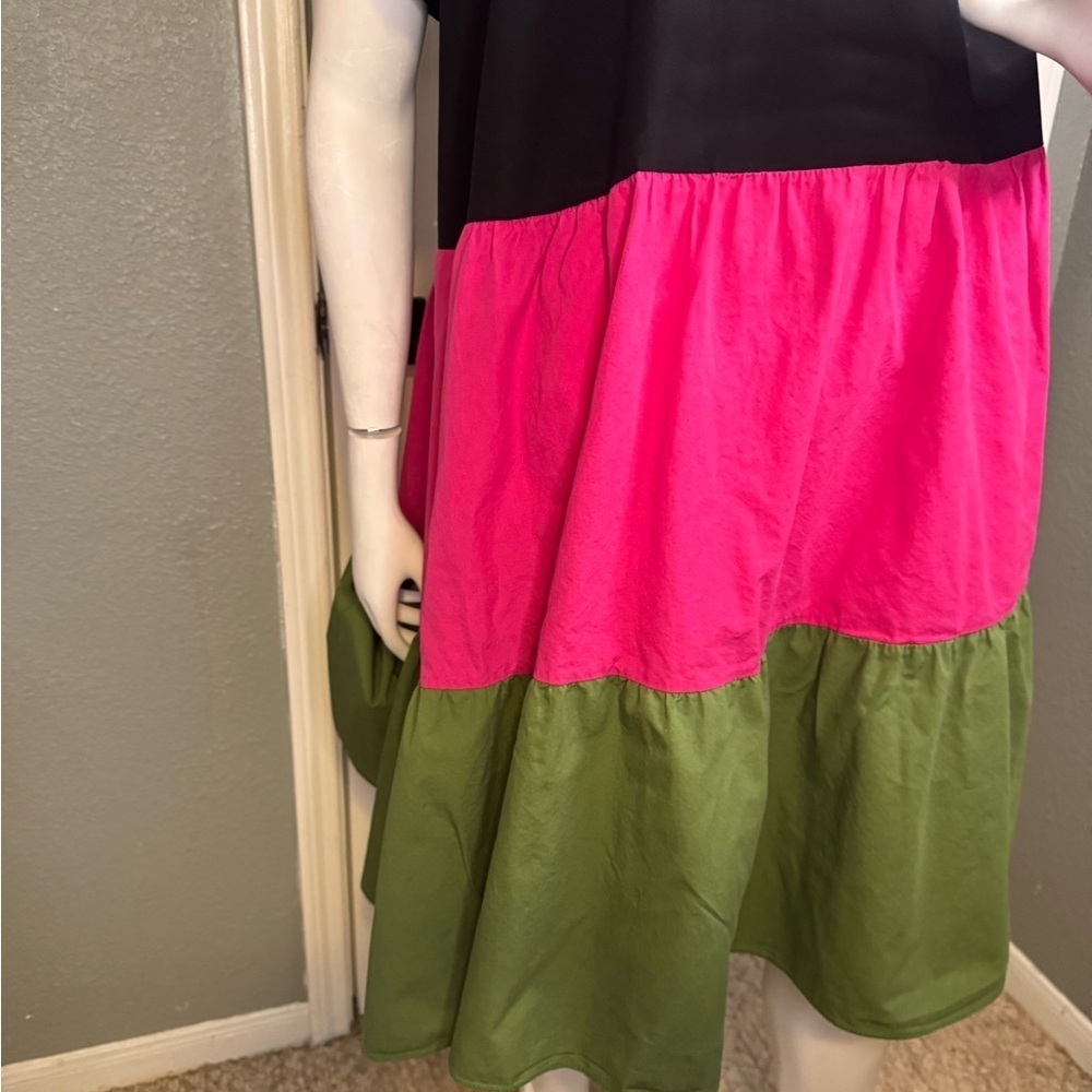 Hana Oversized Summer Dress Fluttered Sleeves Size 38. G#114 - Picture 3 of 10